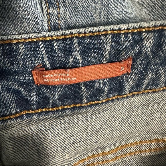 Anthropologie Pilcro Distressed Crop Cotton Denim Jeans - Picture 5 of 11